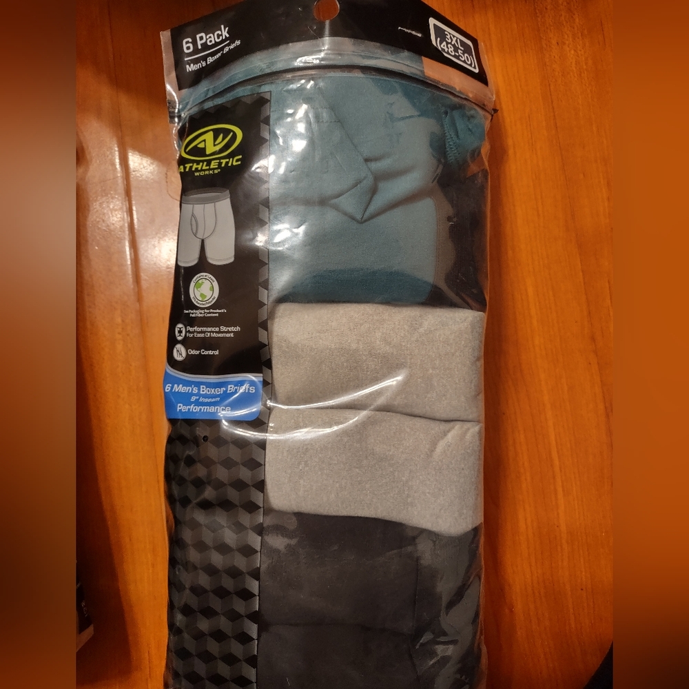 Athletic men's boxer briefs